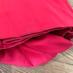 Black Halo  Cristanta Caplet Mermaid Gown Molten Red Size 10 Sleeved Satin Maxi Photo 11