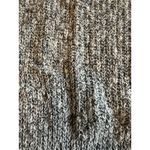 Free People  Sweater Womens XSmall Black White Marled Ribbed Lettuce Hem Crewneck Photo 1