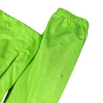 Brooks  Womens Running Jacket Green Hi Viz Reflective Windbreaker Vented Medium Photo 2