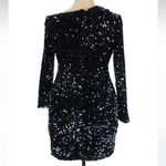 Lavish Lice LAVISH ALICE One Shoulder Sequin Cluster Velvet Party Cocktail Dress Size 12 Photo 5