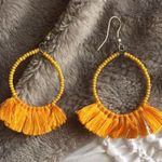 Cato Yellow Fringe earrings Photo 0