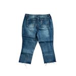 Royalty For Me  Curvy Fit Capri Jeans Raw Hem Size 16W Photo 1