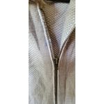 Guess Used beige knitted oversized pullover sweater hoodie with faux fur zip Photo 2