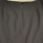 Donna Karan Donna Karen Womens Skirt Size 4 Pure Wool Black Slit Office Business Workcore Photo 5