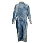 Vintage 80s Hollywood Blvd Acid Wash Denim Western Cowgirl Dress Women’s Size 6 Blue Photo 4