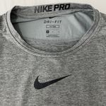 Nike Gray Dri-Fit Fitted Shirt Photo 4