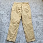 Alex Mill Utility Khaki Straight Trousers Pants 12” High Rise Tan Size 6 Photo 3