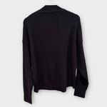 Free People  Cocoa Rib Henley Sweater Size Small Photo 7