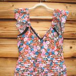 TALULAH La Maison  Floral Linen Midi Dress Photo 9