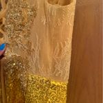 Elegant Gold Sequin Dress Size 6 Photo 6