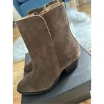 Banana Republic  booties western like Olive/brown color size 6 real suede Photo 3