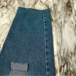 Refuge Blue Relaxed Jeans with Distressed Details Mom Jeans Raw Hem Cropped Fall Photo 11