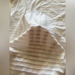 Lululemon White Sheer Striped Short Sleeve Top Tunic Size 8 Photo 3
