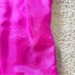 Johnny Was  Fuchsia Silk Dress midi slip dress holiday New Year’s Eve party neon Photo 7