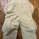 HYFVE Womens Cargo Cream Overalls Size Large Beige Photo 12