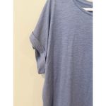 Eileen Fisher  Large Tunic Top T Shirt Dress Cover UP Short Sleeve Side Slits Photo 3