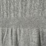 Y2K Sweater‎ Large Gray Ribbed Henley Babydoll Bella Swan Elena Gilbert Vampire Size 12 Photo 5