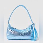 Baggu Metallic Light Blue Cargo Shoulder Bag NWT! Photo 2