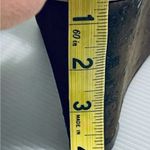 Cole Haan  SZ 8 White patent leather woven  Wedge Sandals Slingback Cork Gold Photo 11