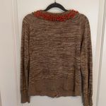 Anthropologie MOTH Sweater Cardigan Size Medium Brown Photo 5