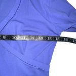 Athleta Transcend Faux Wrap Long Sleeve Blue Top SMALL Photo 5