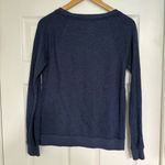 PINK - Victoria's Secret Victorias Secret PINK Blue‎ And Pink Heart Sweatshirt Size Small Photo 1