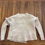 Madewell  Cableknit Fringe Cardigan Sweater Women S Open Merino Wool Fisherman Photo 9