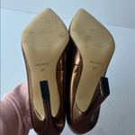 Nine West Womens Trendz3Pump Gold Mettalic Party Formal Evening Pumps Sz 9M ✔️ Photo 6