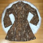 NWT Nanushka Animal Prnt Yai Pleated Mini Dress M Multiple Size M Photo 3