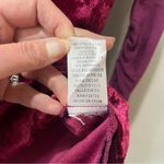 Umgee Velvet Long Sleeve Top Size Small Maroon Red Ties Festival NEW Photo 7