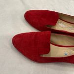 Vince Camuto  Red Suede Shoes sz 7.5 VP Melley Pointed Toe Flats Photo 4