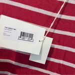 NWT The GREAT. Size 1/S Button Side Dress Cardinal Stripe oversized t Photo 11