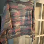 Cropped Camo Sweatshirt Multiple Size L Photo 1