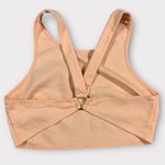 BCBGeneration Women’s Fitted Halter Crop Top Peach Color Size Small Photo 4