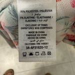 Ardene Strawberry Floral Babydoll Tank Keyhole Tie Front Ruffles White Red XS Photo 5