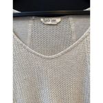 Women’s Peach Love Size M Oatmeal Knit Waffle Patterned Top Size M Photo 3