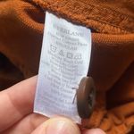 Everlane Women's Curved Canvas Barrel Leg Pant Orange Size 4 100% Cotton Photo 9