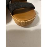 Italian Shoemakers  Wedge Sandals Blue Strap Size 7 M Made in Italy Photo 6