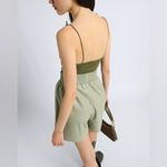 Topshop NWT Sage Green Bermuda Shorts in pleather Photo 2