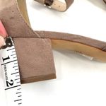 Soft Surroundings  D'Orsay Closed Toe Ankle Strap Faux Suede Slip On Block Heel Photo 8