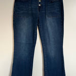 Frye  and Co Women's High Rise Raw Hem Button Fly Boot‎ Cut Jeans Size 10 Photo 0