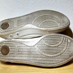 Rag and Bone Standard Issue High Top Sneakers Canvas Metallic Accent Heel White 7 Photo 6