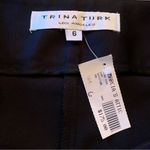 Trina Turk New NWT $175   Black Trouser Dress Pants Size 6 Photo 4