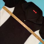 IZOD fleece pullover 1/4 zip black and white long sleeve collared soft size XL Photo 6