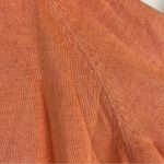 PBJ Blues Orange Acid Wash Denim Collar Button Front Tunic Sweater Large Photo 6