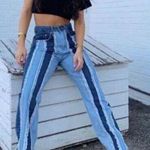 The Ragged Priest NEW Breacher Two ToneDenim Fray Trim Jeans Sz 26 Free People Sz 26 Photo 1