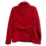 Lands' End Women's S 6-8 Jacket Red Nautical Anchor Double Breasted Polartec Photo 4