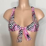 Volcom New.  pink and black bikini top Photo 0