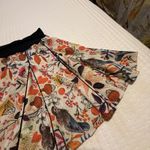 Women’s Eva Franco Bird Flower Print A Line Swing Skirt Multi Color Size 6 Photo 13