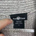 it's our time Taupe Tunic Length Button Down Cardigan Size S Photo 2